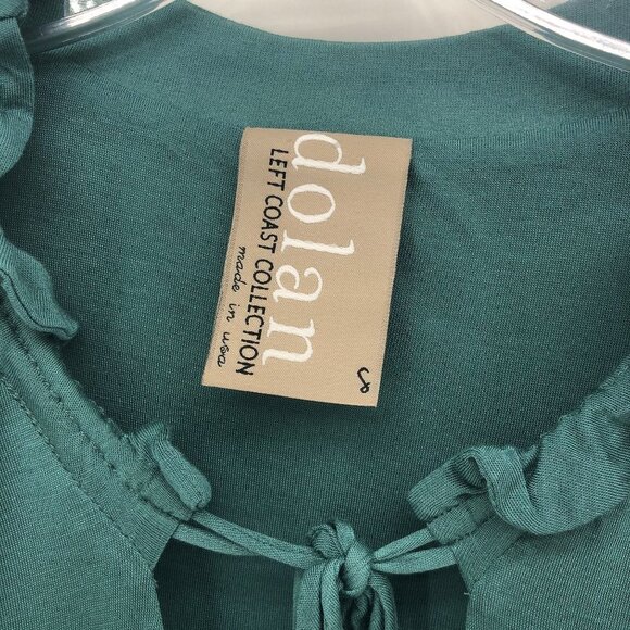 Dolan Left Coast Sleeveless Green Blouse Small S - Picture 4 of 6